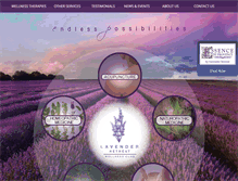 Tablet Screenshot of lavender-retreat.com